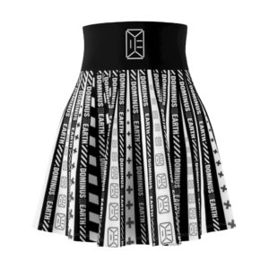 D.E. Women's Skater Skirt M:A B|W