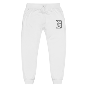 D.E. Unisex fleece sweatpants Model : A [White|Black]