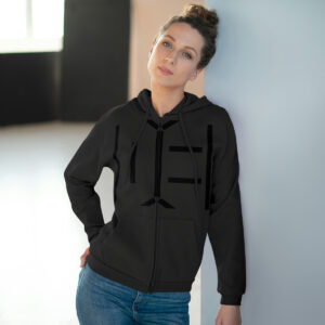 D.E. Unisex Hooded Zip Sweatshirt